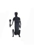 Lootkabazaar Hand Made Iron Metal Human With Maracas Sculpture Decorative Show Piece For Home Decor (SEIHD021905)